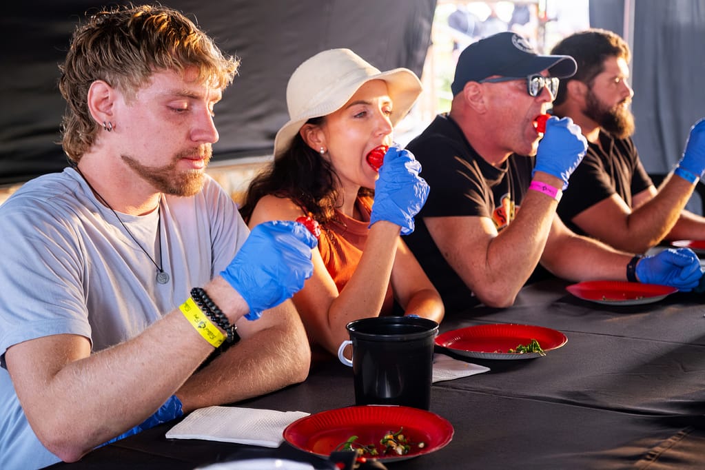 Festival of Fire's Chilli Carnival - Chilli Eating Competition