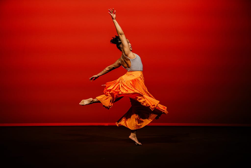 Savannah Petrus Jazzart dancer on stage