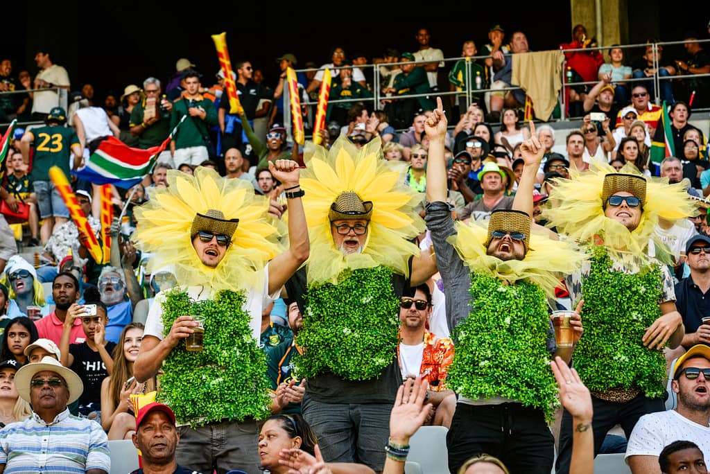 SVNS Cape Town fans party