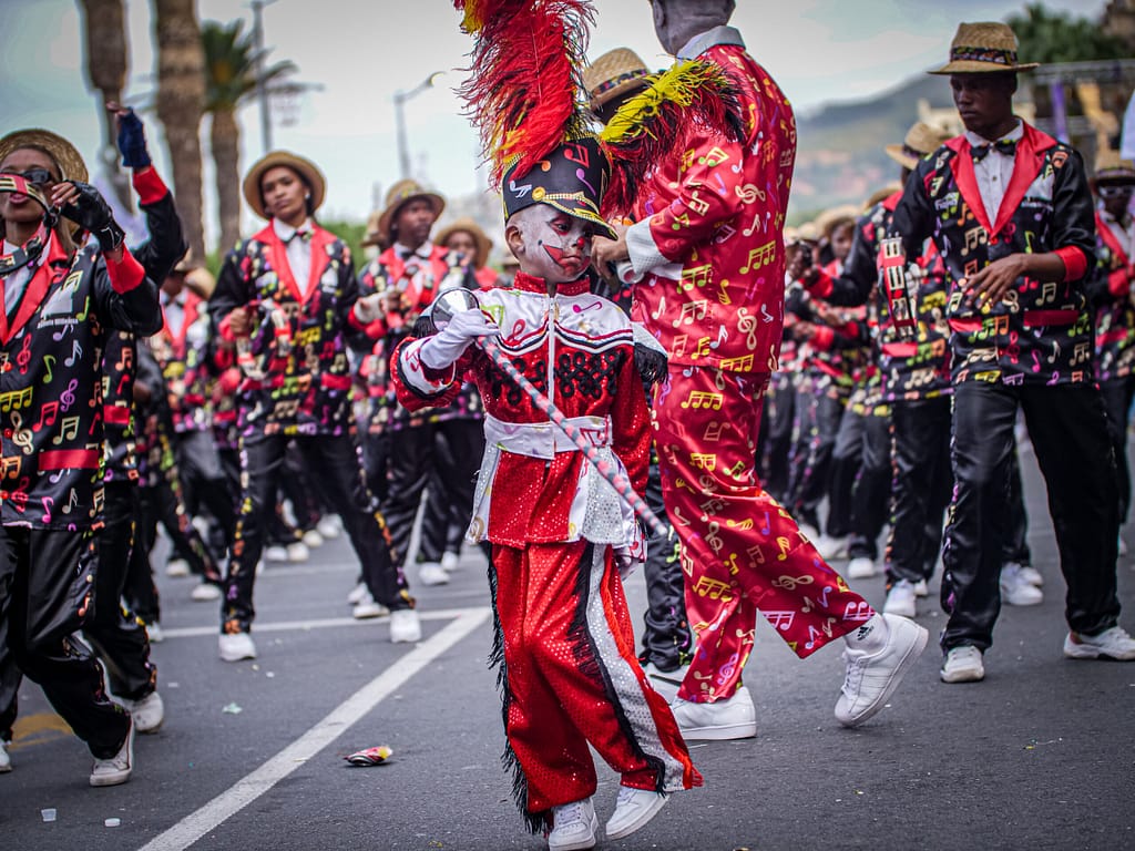 Performers at the Cape Town Street Parade 2024