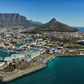 Aerial view of Port of Cape Town