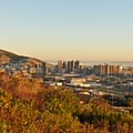 Early morning view of Cape Town