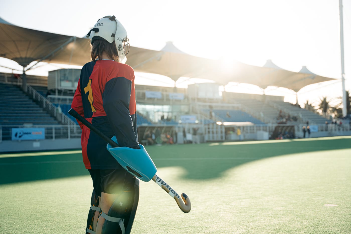 Cape Town International Hockey Tournament goalkeeper at Hartleyvale Stadium