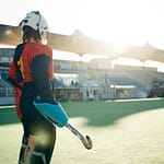 Cape Town International Hockey Tournament goalkeeper at Hartleyvale Stadium