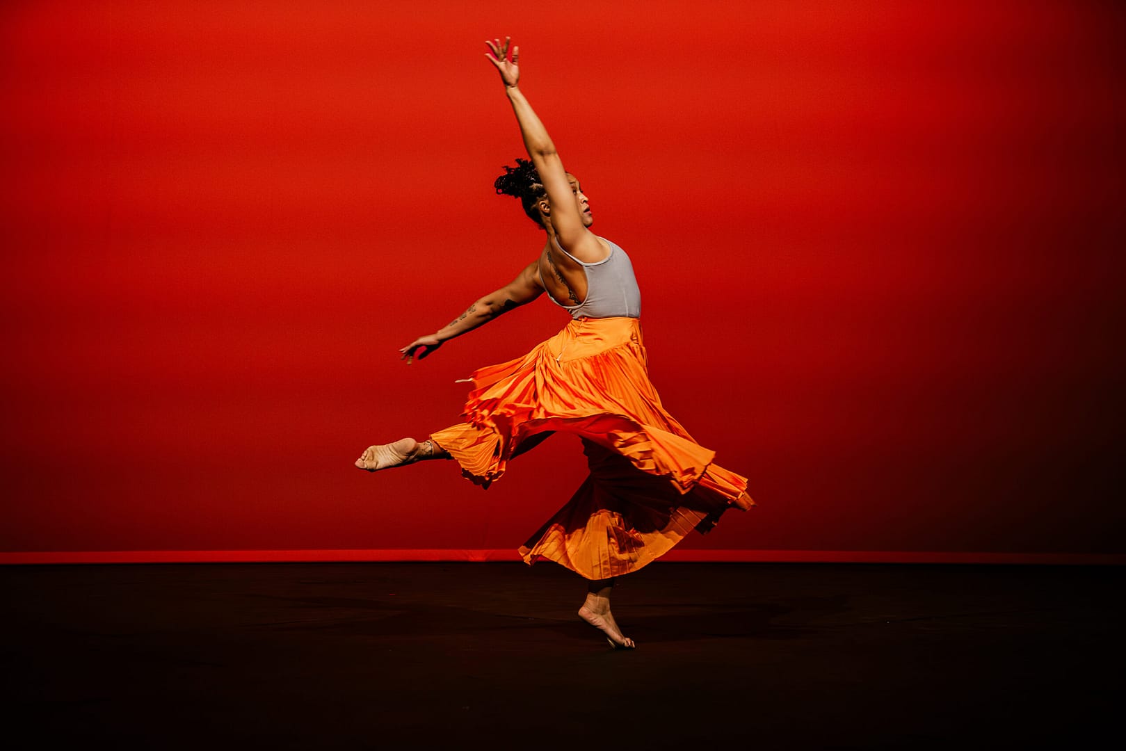 Savannah Petrus Jazzart dancer on stage
