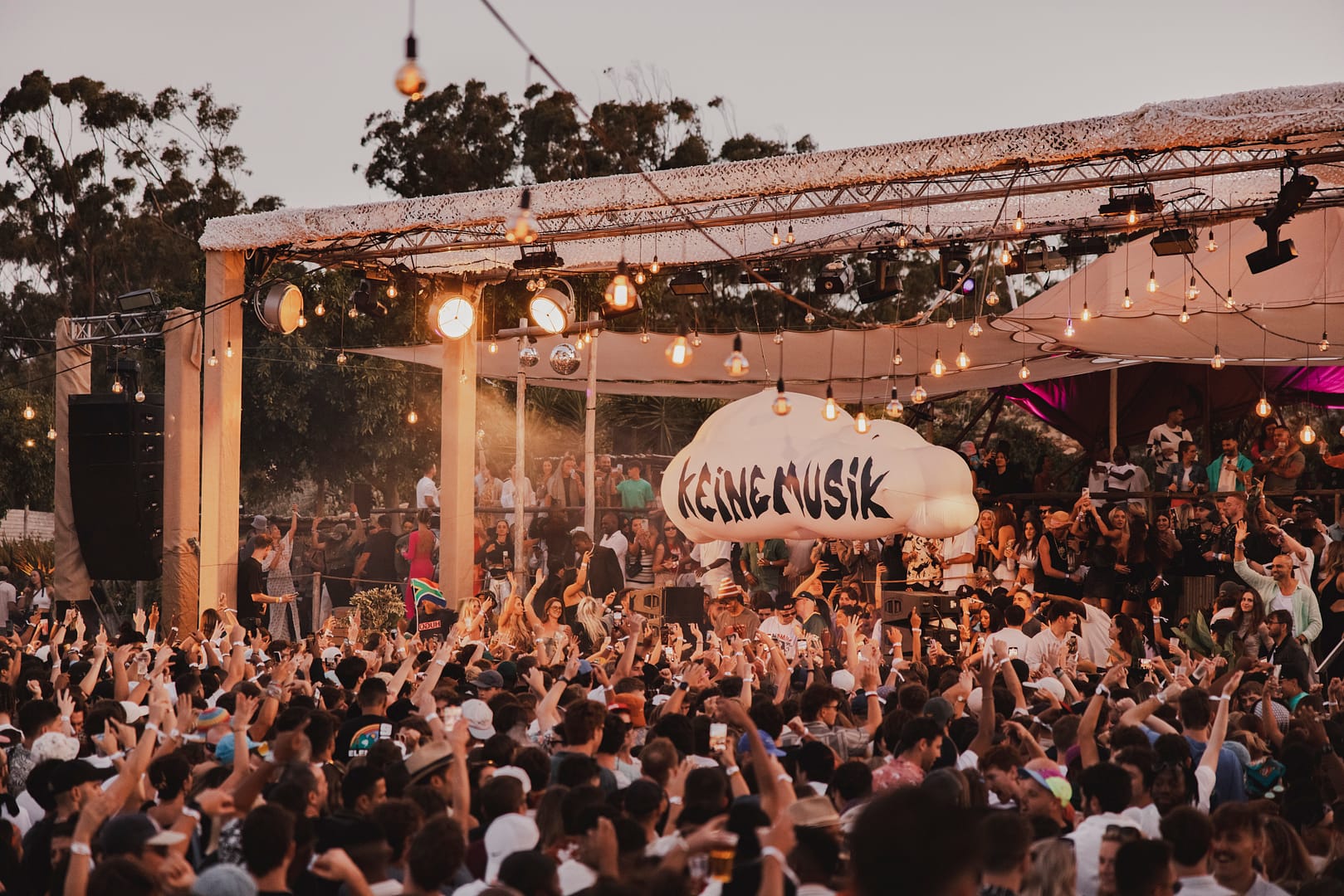 Crowd at Keinemusik in Cape Town