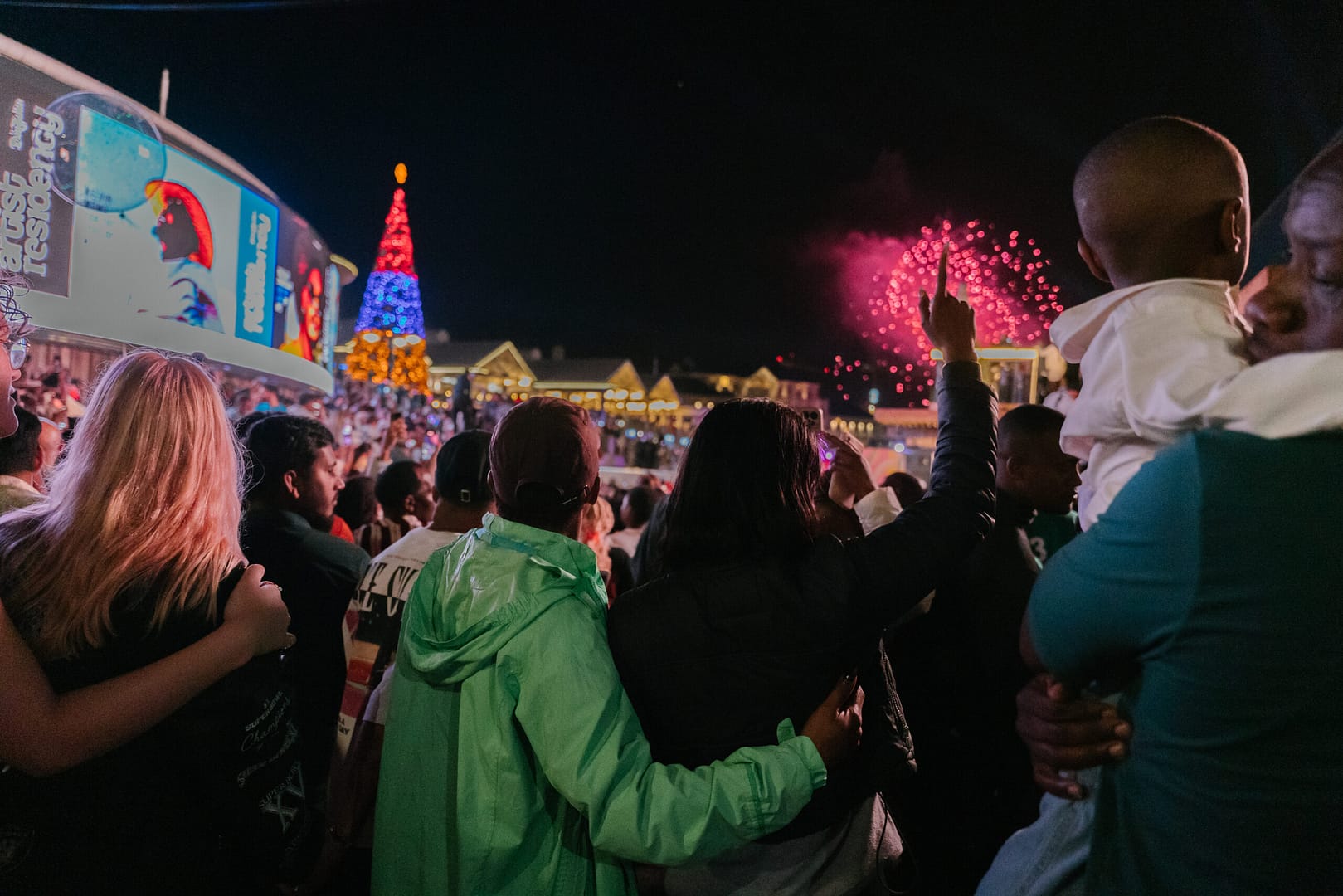 New Year's Eve Celebration at V&A Waterfront with firewroks display