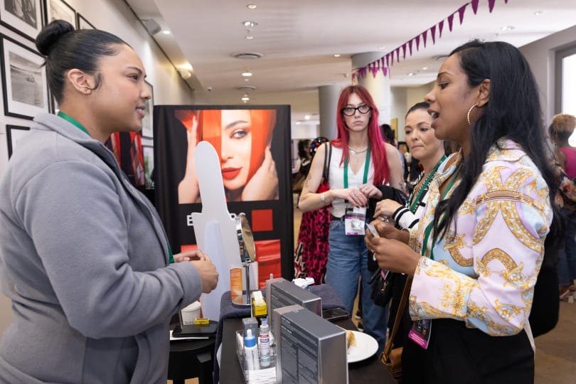 WomenIn Fesival skincare activation