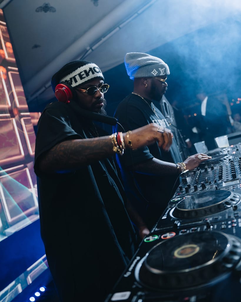 Major League DJz spinning on the decks